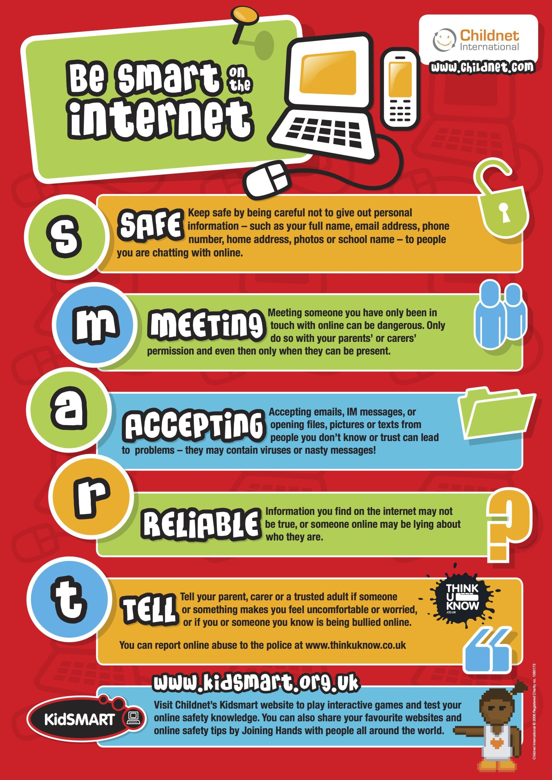 SMART Safe-internet-Poster | Willow Lane Primary School